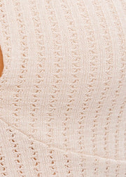 LINDY CROSS FRONT LETTUCE EDGE TOP
