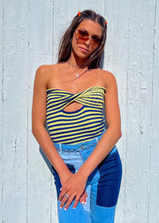 LOREN KNIT TUBE TOP